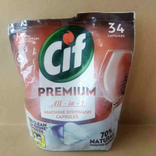 Капсули для посудомийних машин CIF PREMIUM ALL-IN-1