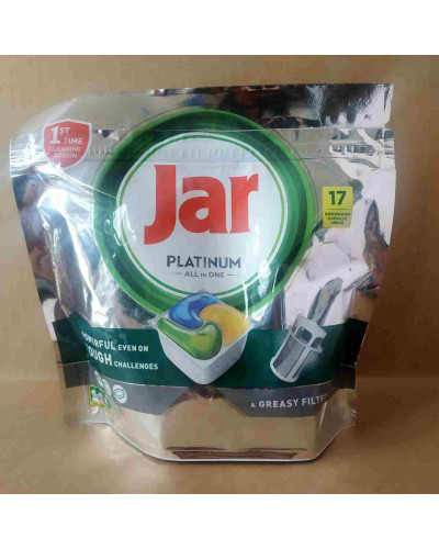 Капсули для посудомийних машин JAR PLATINUM ALL in ONE