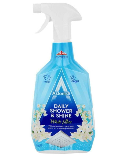 Засіб для чищення душової кабіни Astonish White Lilies 750 мл