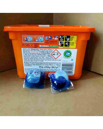 Капсули для прання Vizir Pods Color для кольорової білизни, 19 шт
