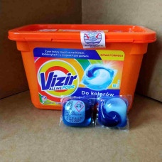 Капсули для прання Vizir Pods Color для кольорової білизни, 19 шт