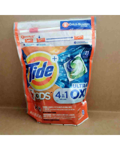 Капсули для прання Tide Ultra Oxi 4 в 1 універсальні 23 шт.
