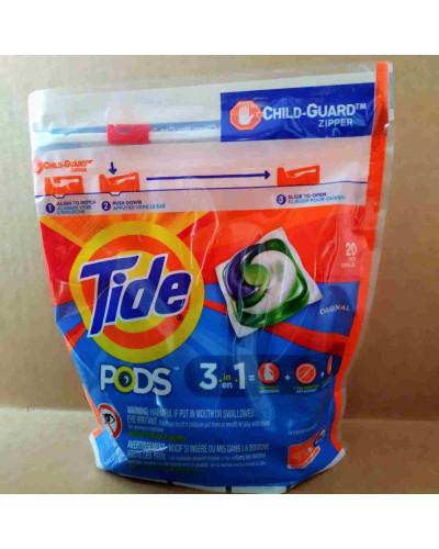 Капсули для прання Tide 3в1 універсальні 20 шт.